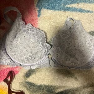 Elegant Lace Bra victoria’s secret blue 34c